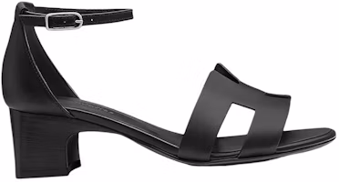 Order (W) Sandal Hak Tinggi Kulit Anak Sapi HERMES 'Black Fashion' H221119Z-02