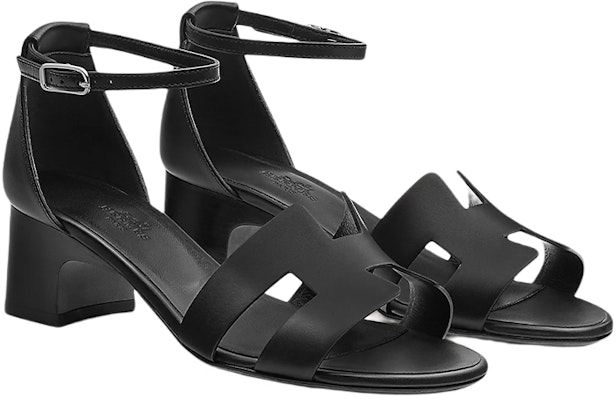 (W) 爱马仕小牛皮高跟凉鞋“黑色时尚” H221119Z-02 Lookbook (W) 爱马仕小牛皮高跟凉鞋“黑色时尚” H221119Z-02