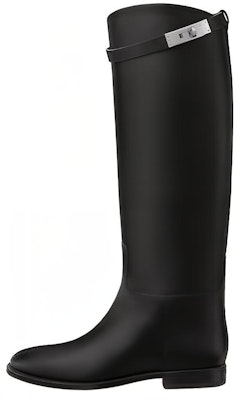 (Women) HERMES Calfskin High Boot 'Black' H042138Z-01 Buy (Women) HERMES Calfskin High Boot 'Black' H042138Z-01