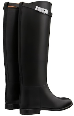 (Women) HERMES Calfskin High Boot 'Black' H042138Z-01 Shop (Women) HERMES Calfskin High Boot 'Black' H042138Z-01
