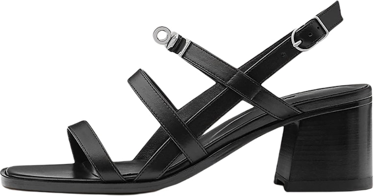 (Women) HERMES Calfskin High Heel Sandal 'Black Fashion' H221078Z-02 Buy (Women) HERMES Calfskin High Heel Sandal 'Black Fashion' H221078Z-02