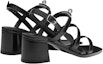 Purchase (W) HERMES Sandal Tumit Tinggi Kulit Anak Lembu 'Fesyen Hitam' H221078Z-02