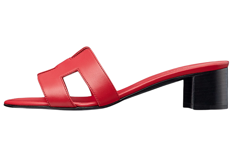 (Women) HERMES Calfskin High Heel Sandals 'Pink' H141146Z-7E