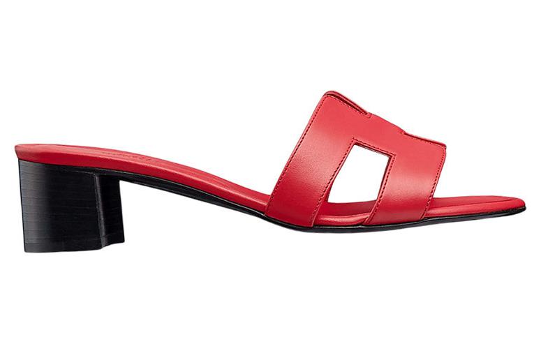 Order (W) 爱马仕小牛皮高跟凉鞋‘粉色’ H141146Z-7E