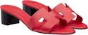 (W) Sandal Tumit Tinggi HERMES Calfskin 'Merah Jambu' H141146Z-7E