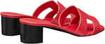 Shop (W) Sandalias de Tacón Alto de Piel de Ternera HERMÈS 'Rosa' H141146Z-7E