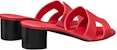 (W) Sandal Tumit Tinggi HERMES Calfskin 'Merah Jambu' H141146Z-7E
