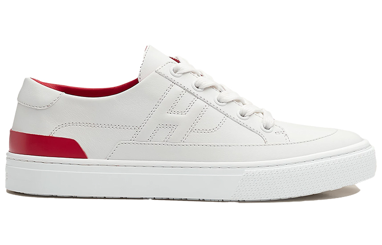 Order (W) HERMES Kasut Sneaker Kulit Putih H212266Z-91