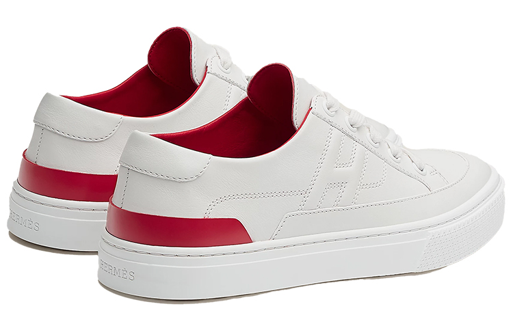 Shop (W) HERMES Kasut Sneaker Kulit Putih H212266Z-91