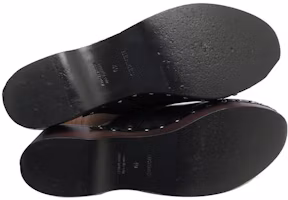Purchase (W) Sepatu HERMES Kulit Anak Sapi Sol Kayu 'Hitam' H211077Z-02
