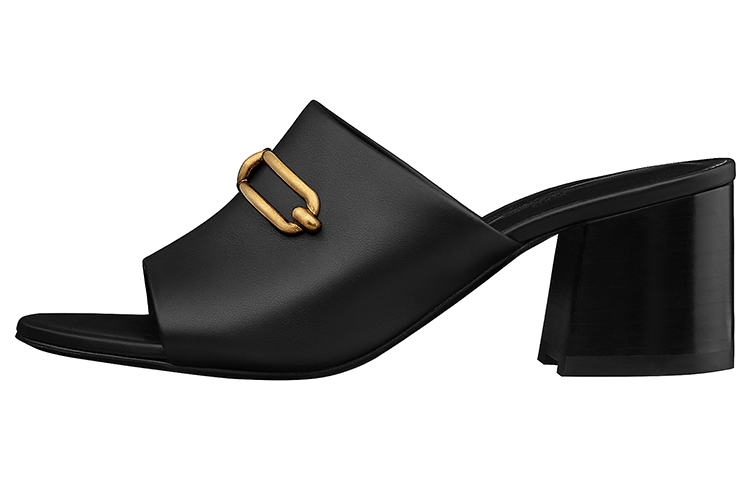 (W) HERMES Camilla Mule 'Black Fashion'