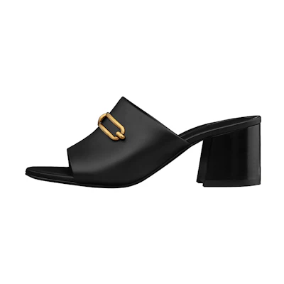 (W) HERMES Camilla Mule 'Black Fashion'