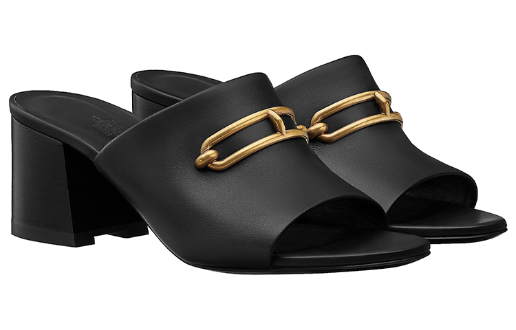 (W) HERMES Camilla Mule 'Black Fashion' 圖 3