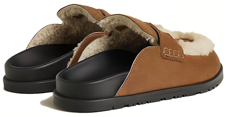 HERMES 愛馬仕 棉布 時尚圓頭 包頭拖鞋 女款 棕色 Purchase HERMES 愛馬仕 棉布 時尚圓頭 包頭拖鞋 女款 棕色