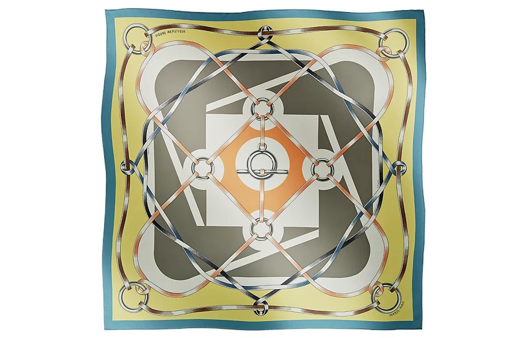 (Women) HERMES Carre Art of Rhetoric Twill Silk Scarf  Multicolor. H004009S-09 圖 2