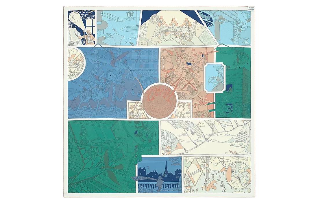 (Women) HERMES Carre Hermes Factory Double-Sided Silk Scarf for Women. H903910S-02 圖 4