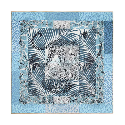(Women) HERMES Carre Jungle Love 70cm Silk Scarf Fashion Accessory H983946S-05