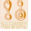Shop (Women) HERMES Casaque Do Re Boucles Cashmere Scarf White/Ochre Yellow. H259092S06