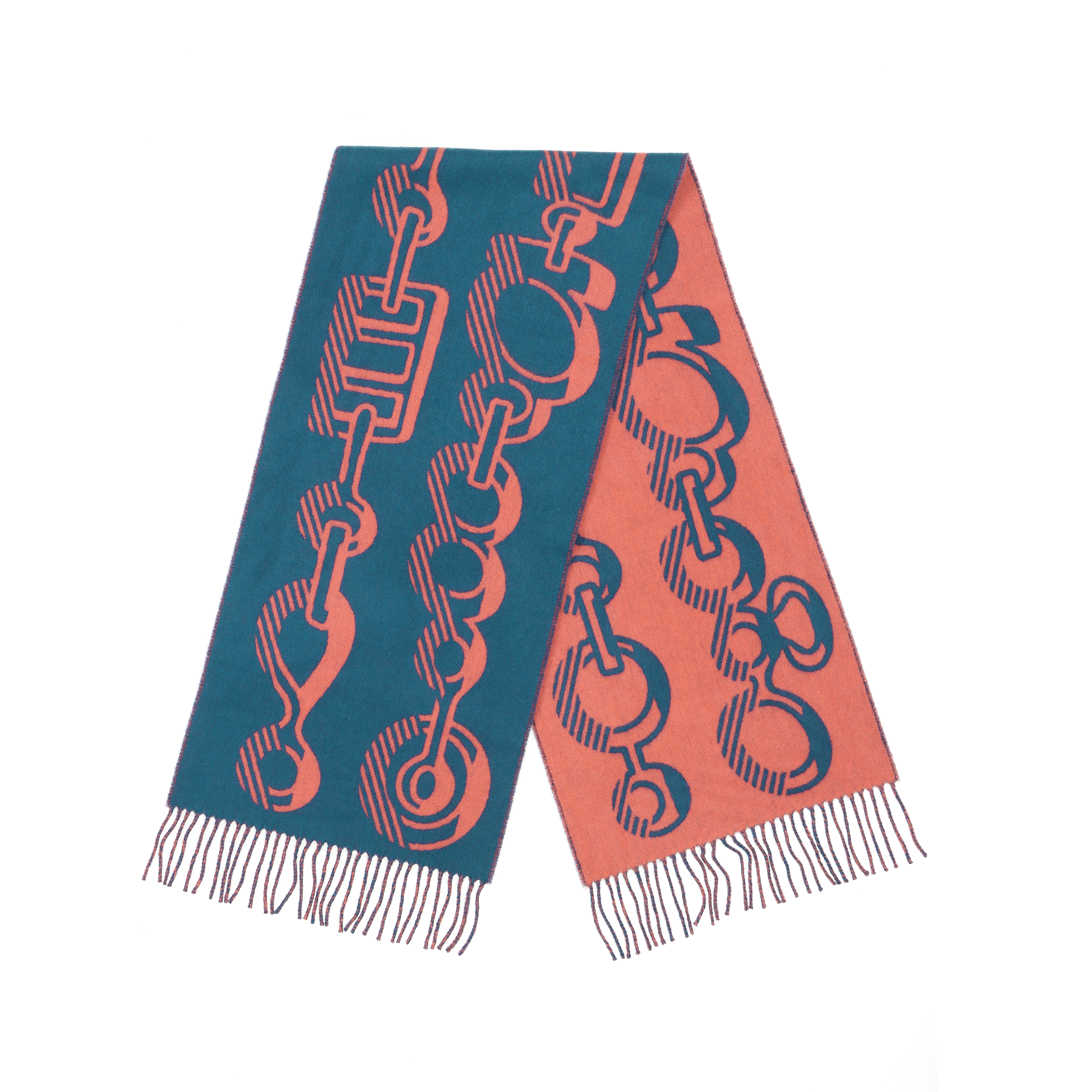 (Women) HERMES Casaque Do Re Boucles Cashmere Yarn Scarf for Women. H259092S-04 圖 3