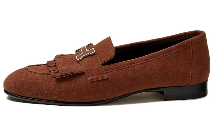 Buy (W) Loafer Kulit Kashmir HERMES 'Coklat' H222068Z-20