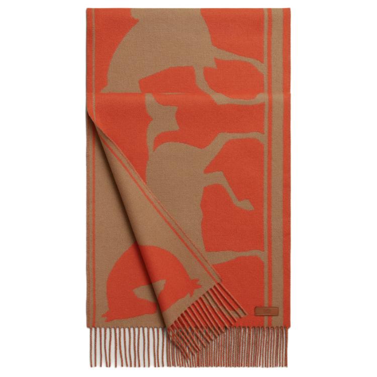 Details for (W) Bufanda HERMÈS de Cachemira Multicolor con Estampado de Diseñador 108300399