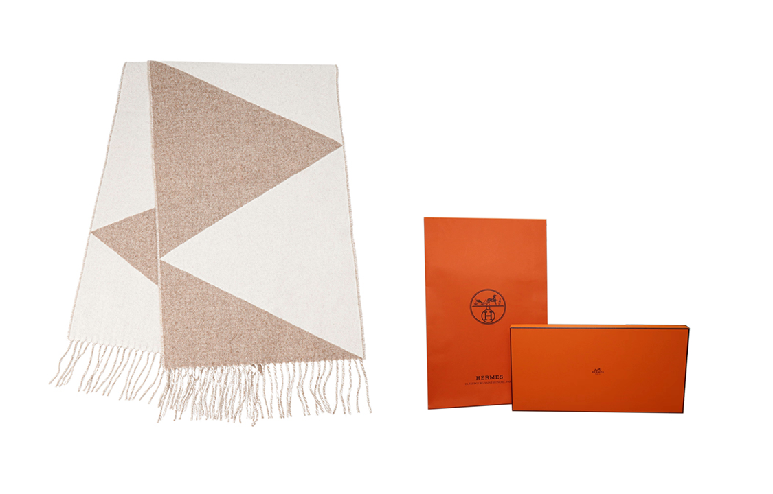 (Women) HERMES Cashmere Scarf Women Luxury European Japanese Style H259077S-04 圖 5