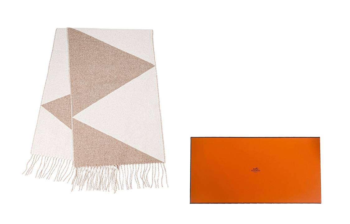 (Women) HERMES Cashmere Scarf Women Luxury European Japanese Style H259077S-04 圖 6