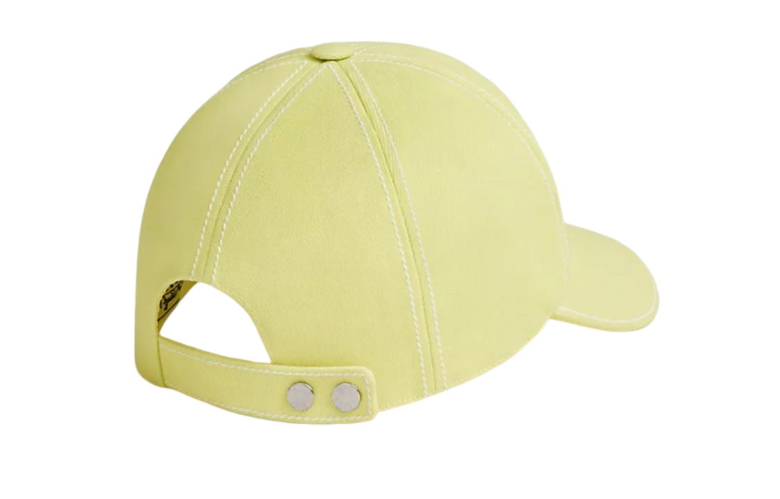 Lookbook (Women) HERMES Casual Simple Fashion Yellow Cap for Women. H222015N N2 56