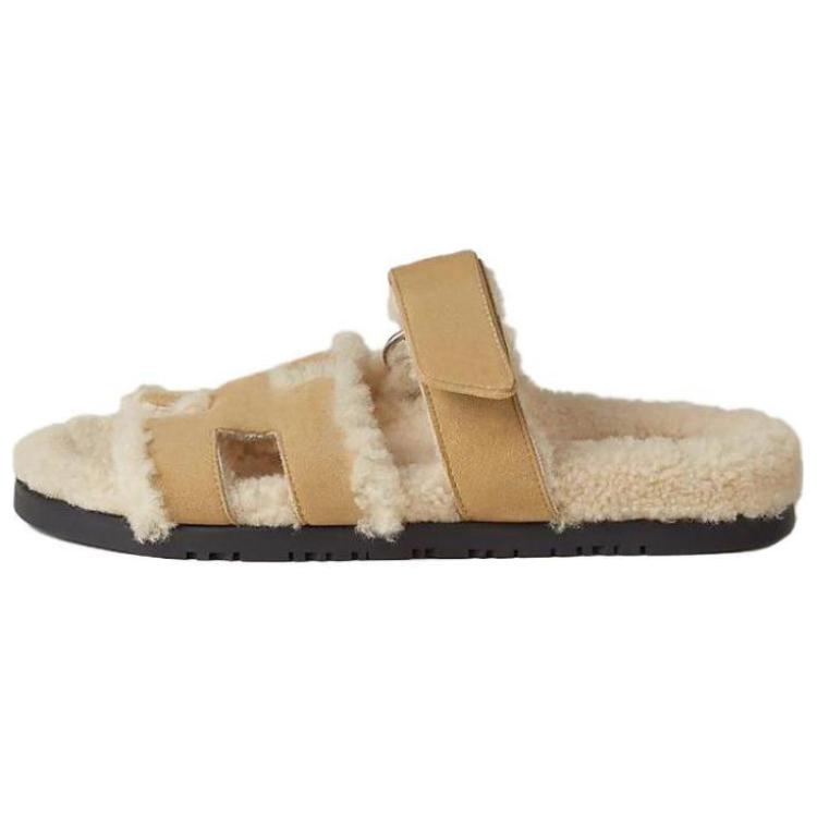 (W) HERMES Casual Slide 'Beige'