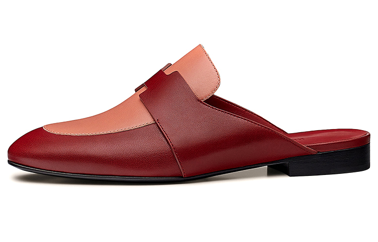 (Women) HERMES Catena Mule 'Sangria Red' H211067Z-04