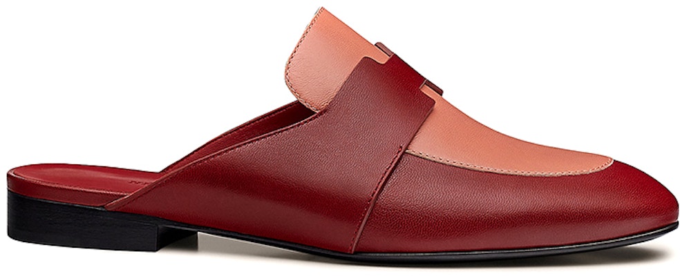 (W) HERMES Catena Mule 'Merah Sangria' H211067Z-04 Order (W) HERMES Catena Mule 'Merah Sangria' H211067Z-04