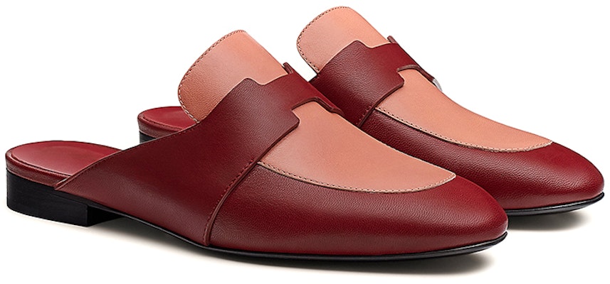 (W) HERMES Catena Mule 'Merah Sangria' H211067Z-04 Lookbook (W) HERMES Catena Mule 'Merah Sangria' H211067Z-04