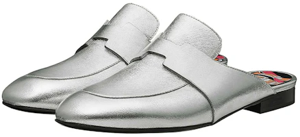 Lookbook (W) HERMES Catena Mule 'Gris Plateado' H211069Z-52