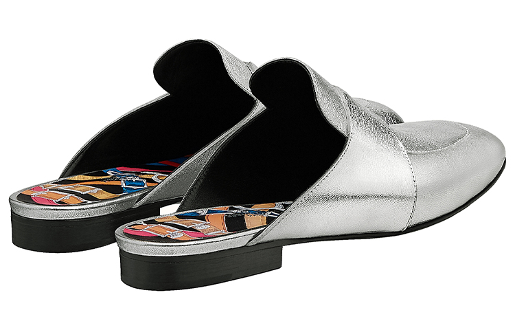 Shop (Women) HERMES Catena Mule 'Silver Grey' H211069Z-52
