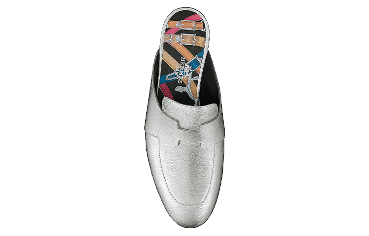Purchase (Women) HERMES Catena Mule 'Silver Grey' H211069Z-52