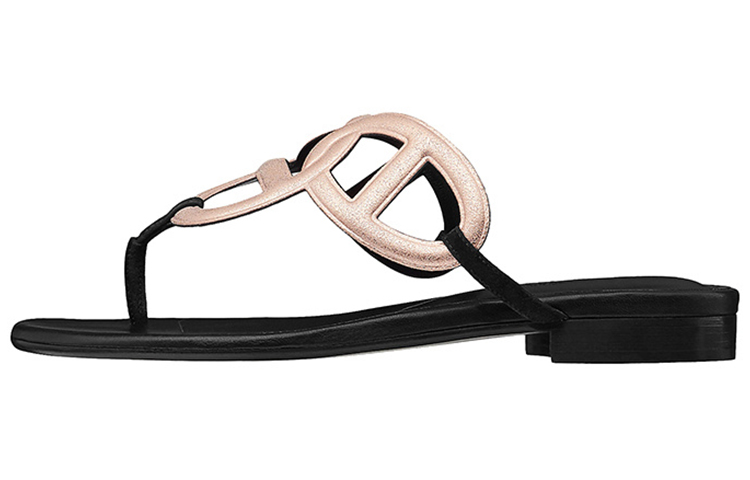 (Women) HERMES Cha?ne d'Ancre 'Black Gold' H202183Z-04