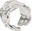 Lookbook (Women) HERMES Chain Link Flower Ring 925 Silver H109506B-000