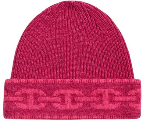 (W) HERMES Topi Beanie Wanita Kasmir Pink Pola Rantai. H232021NPRLA Order (W) HERMES Topi Beanie Wanita Kasmir Pink Pola Rantai. H232021NPRLA