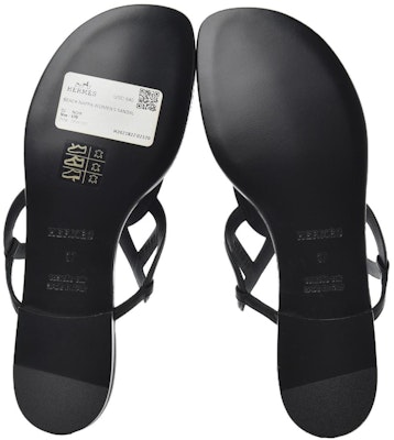 HERMES 愛馬仕 Chaine d'Ancre圖樣納帕皮革涼鞋 女款 黑色 Purchase HERMES 愛馬仕 Chaine d'Ancre圖樣納帕皮革涼鞋 女款 黑色