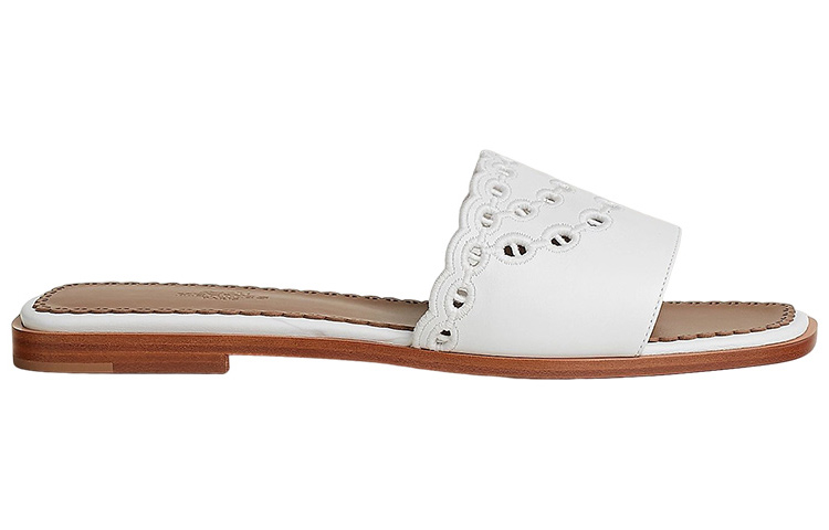 (W) HERMES Chaine d'Ancre Sandal 'White' 圖 2
