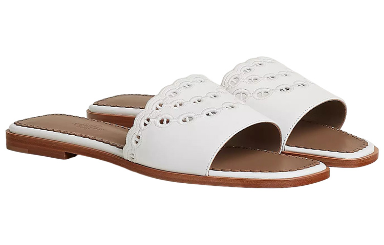 (W) HERMES Chaine d'Ancre Sandal 'White' 圖 3