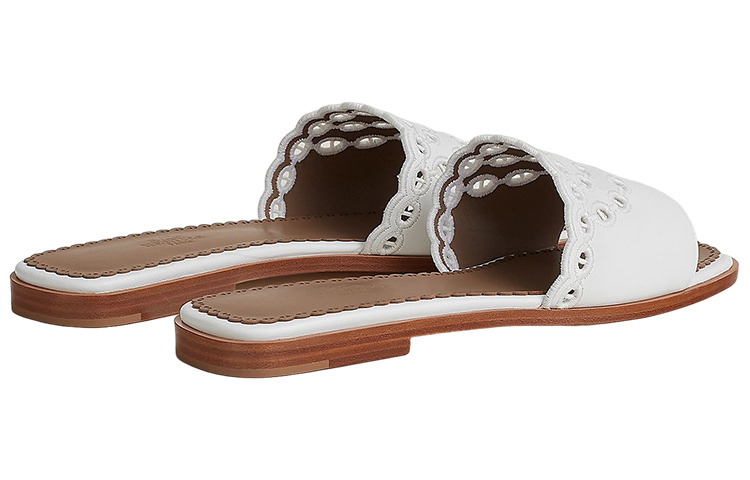 (W) HERMES Chaine d'Ancre Sandal 'White' 圖 4