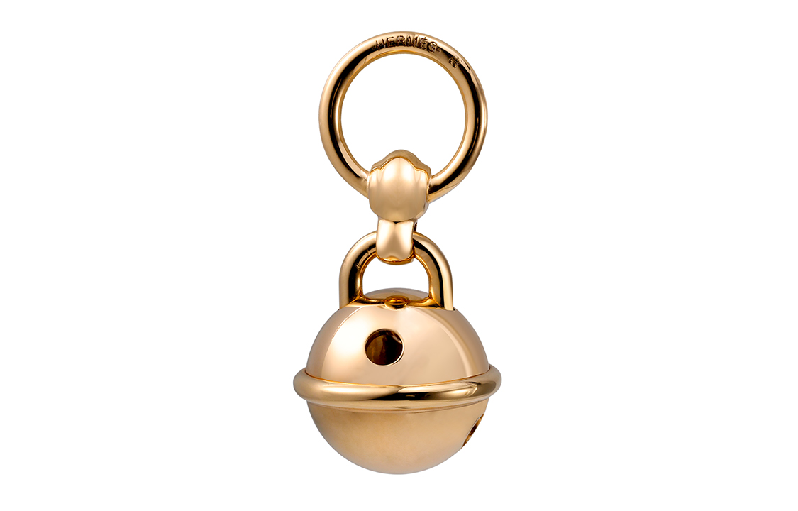 (Women) HERMES Charm Grelot Twilly Metal  Accessory Brown. H6033393 00 圖 2