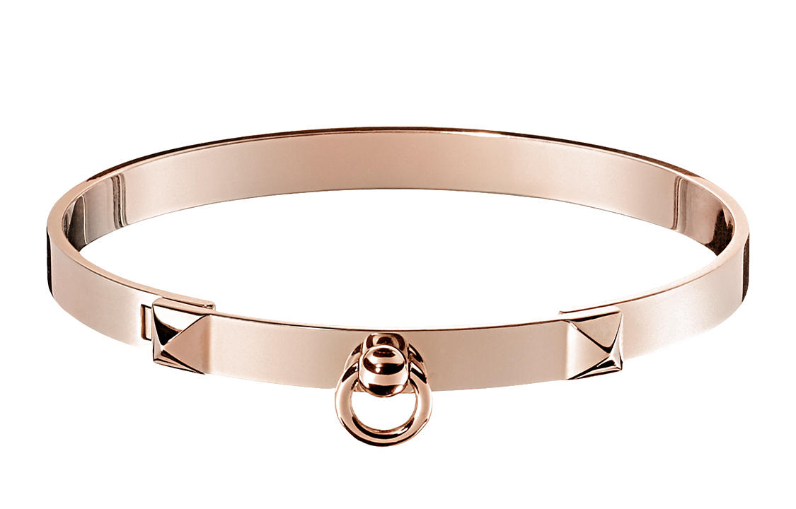 (Women) HERMES Chien Collier de Chien Rose Gold Bracelet for Women. H108113Bv00LG 圖 2