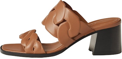 (Women) HERMES Chunky Heel Open Toe Sandals 'Brown Fashion' H231131Z-A3 (Women) HERMES Chunky Heel Open Toe Sandals 'Brown Fashion' H231131Z-A3