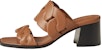 (Women) HERMES Chunky Heel Open Toe Sandals 'Brown Fashion' H231131Z-A3