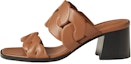 Buy (Women) HERMES Chunky Heel Open Toe Sandals 'Brown Fashion' H231131Z-A3