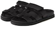 Lookbook (W) HERMES Chypre 'Kasut Selipar Hitam Kulit Anak Lembu Slip-On' H222100Z-02