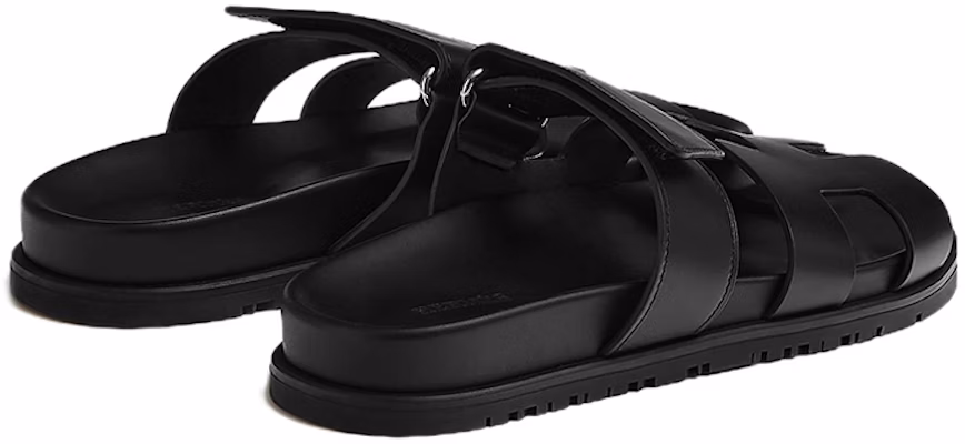 (Women) HERMES Chypre 'Black Calfskin Slip-On Mule' H222100Z-02 Purchase (Women) HERMES Chypre 'Black Calfskin Slip-On Mule' H222100Z-02
