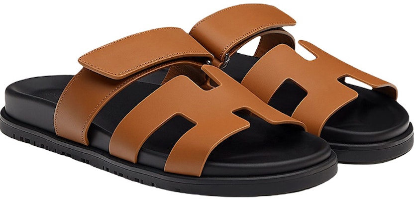 (Women) HERMES Chypre 'Brown Magic Tape Round Toe Fashion Slide' H211114Z-A3 Order (Women) HERMES Chypre 'Brown Magic Tape Round Toe Fashion Slide' H211114Z-A3